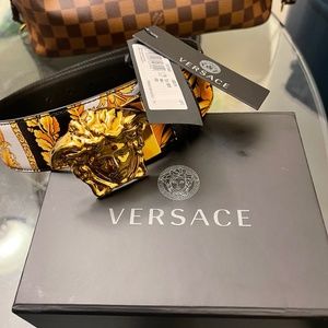 Versace reversible belt